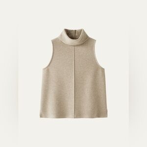 OGL FuzzLuxe Turtle Neck Split Hem Top